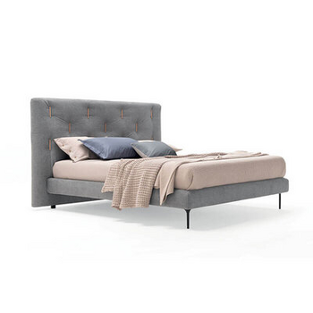 Bars upholstered double bed | Dallagnese